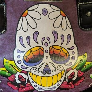Ed Hardy Leather Tote